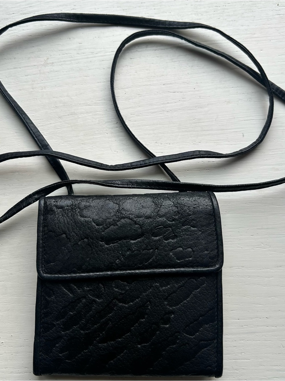 Black Crossbody Mini Bag - Women's Shoulder wallet purse 5X4